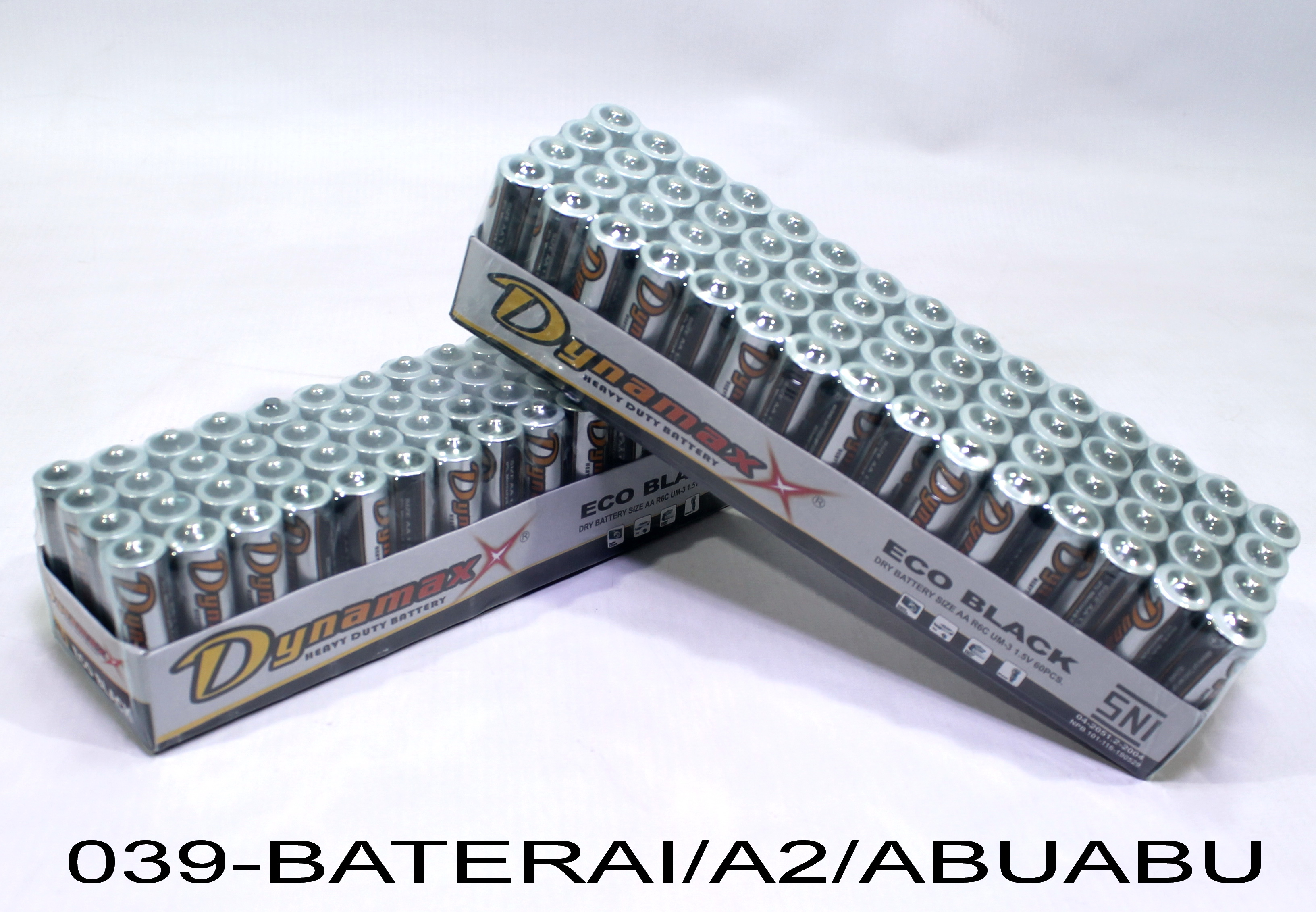Baterai Dynamax A2 Abu-abu Isi 60pcs (Pack) @20 