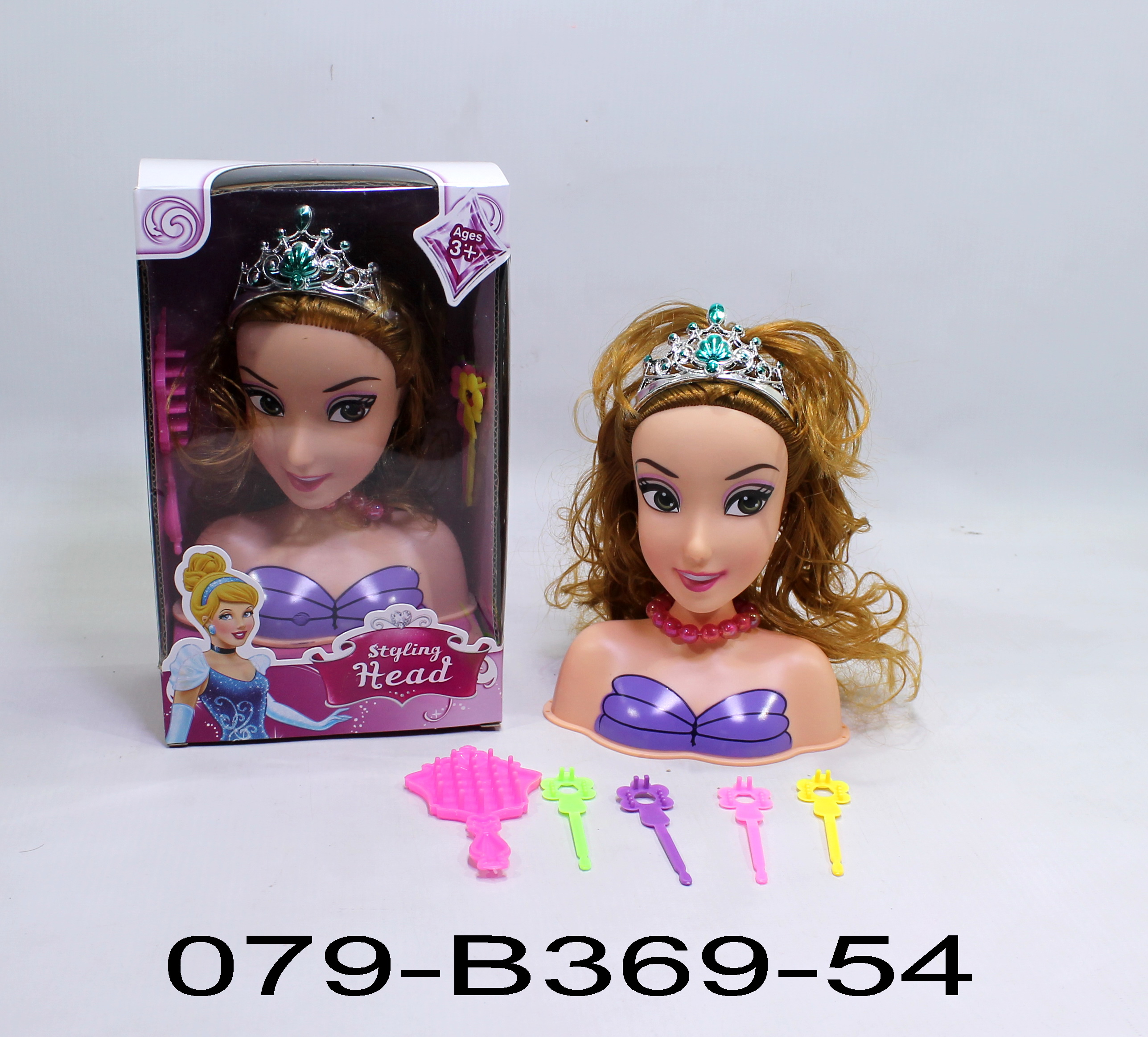 Kepala Berbie Styling Head+Acc Box Window @180 