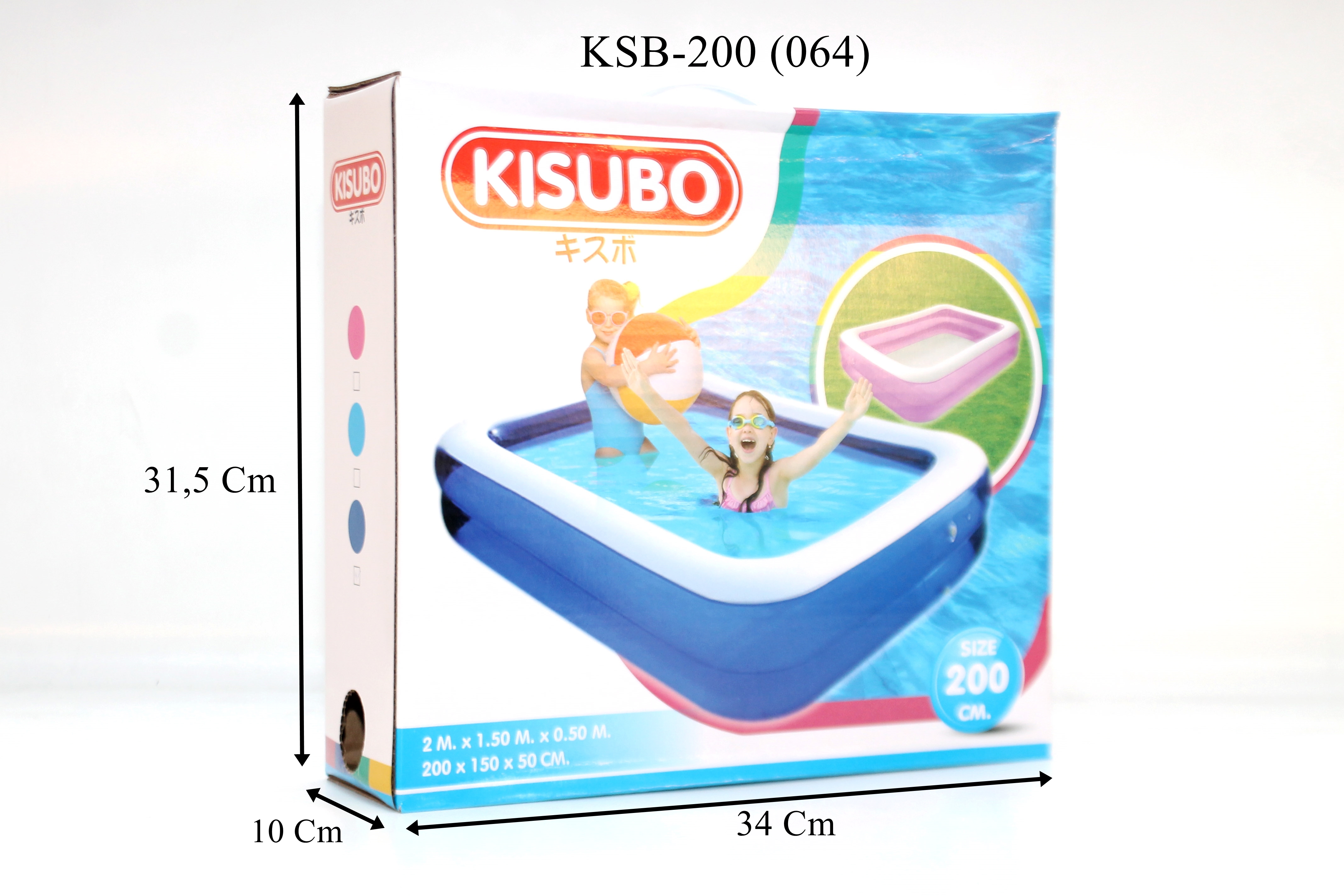 ^Kolam Renang Kisubo 200x150x50cm Box @6