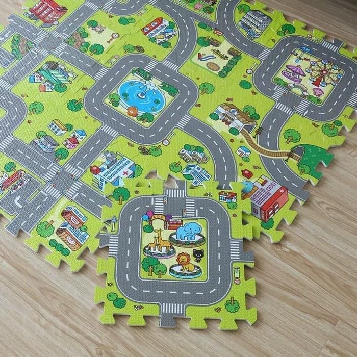 ^Puzzle Lantai Crossing Road @30