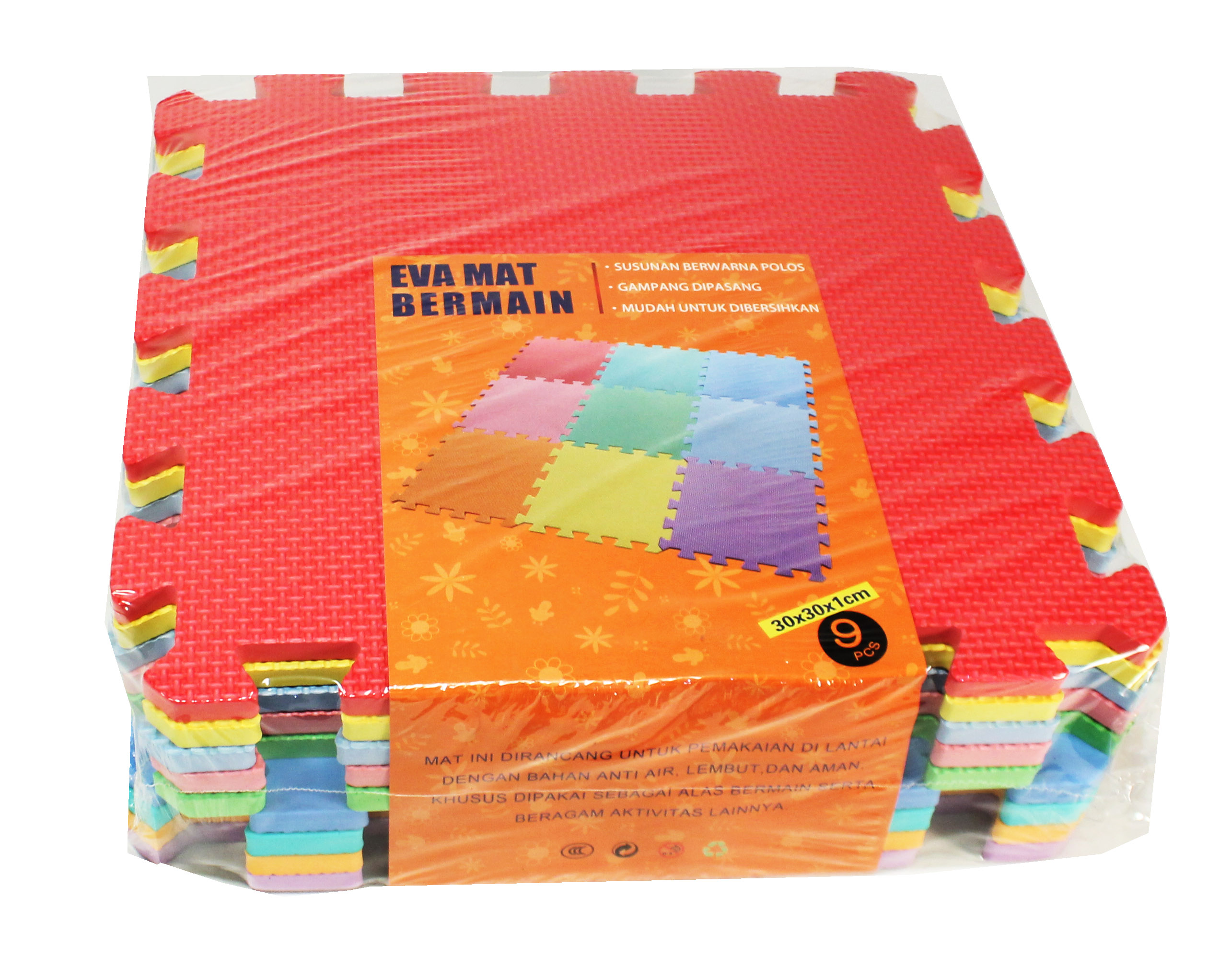 ~Puzzle Lantai Polos Warna @30