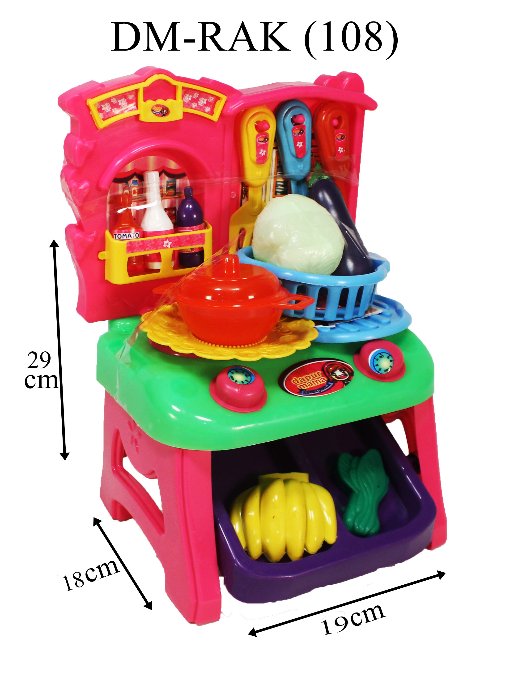 Masakan Set Rak Dapur Mama Ktg @24