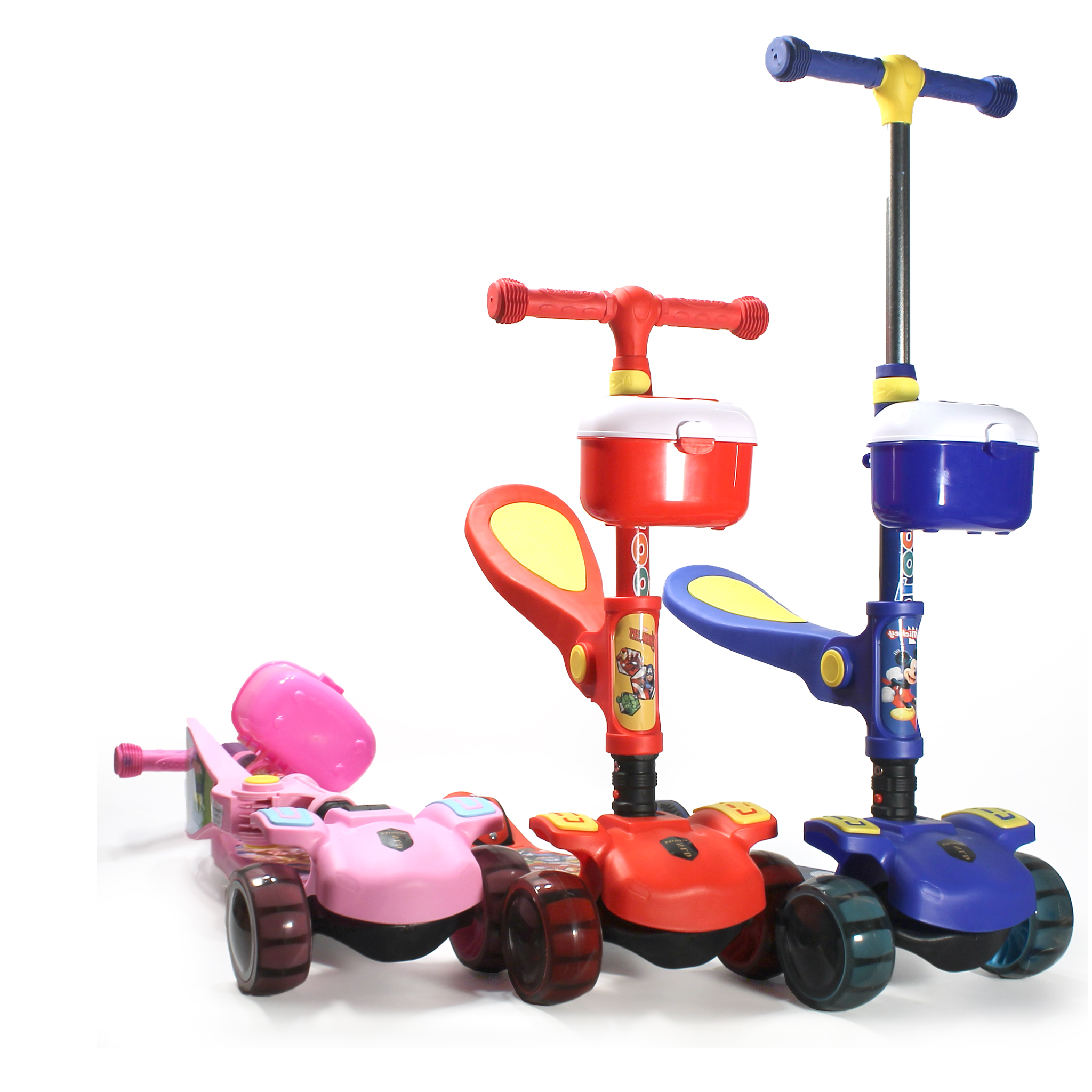 Scooter Duduk Musik Lampu Karakter Box @6
