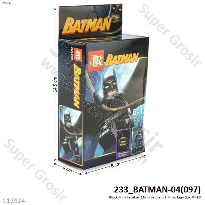 (ONLINE) Mini Block Batman JR Box @1