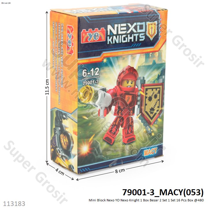 (ONLINE) Mini Block Nexo YO Nexo Knight Box @1