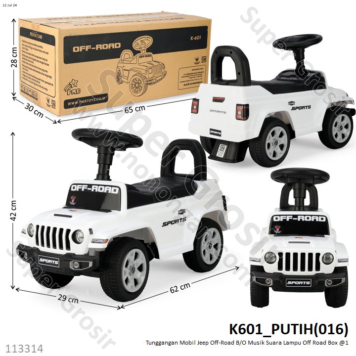 Tunggangan Mobil Jeep Off-Road B/O Musik Suara Lampu Off Road Box @1