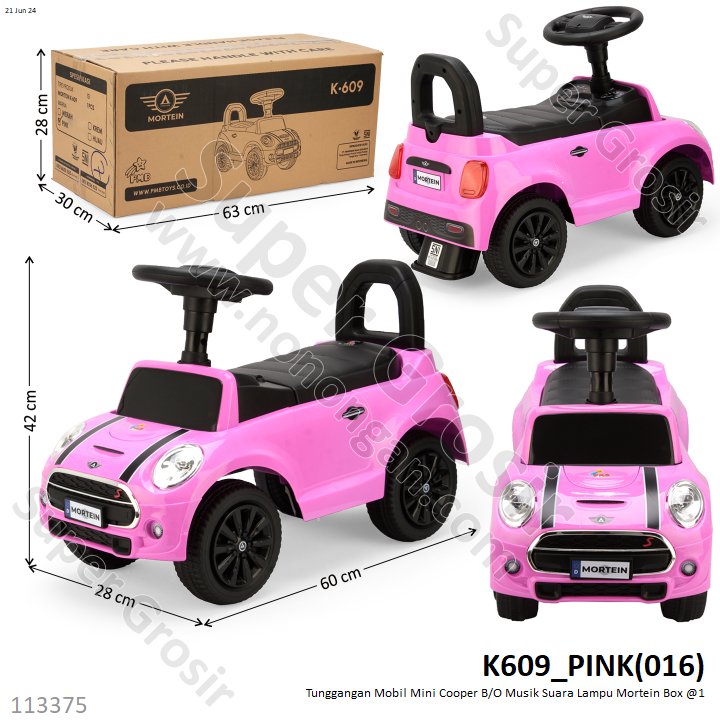 Tunggangan Mobil Mini Cooper B/O Musik Suara Lampu Mortein Box @1