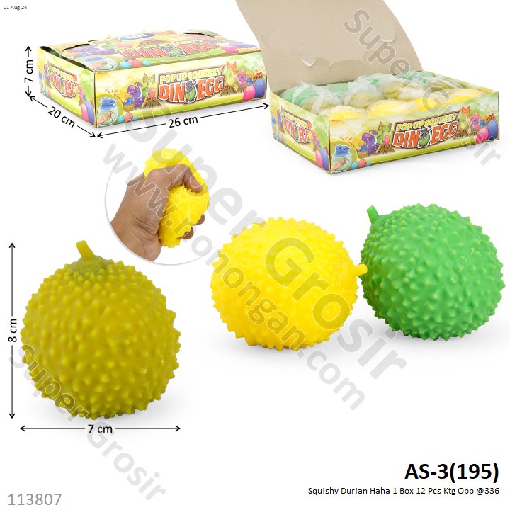 Squishy Haha 1 Box 12 Pcs Ktg Opp @336