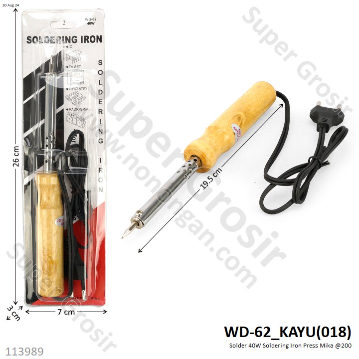 Solder 40W Soldering Iron Press Mika @200