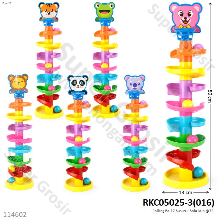 Rolling Ball 8 Susun + Bola Jala @72
