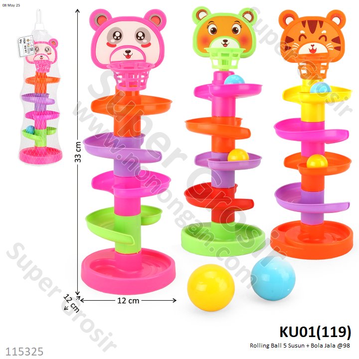Rolling Ball 5 Susun + Bola Jala @98