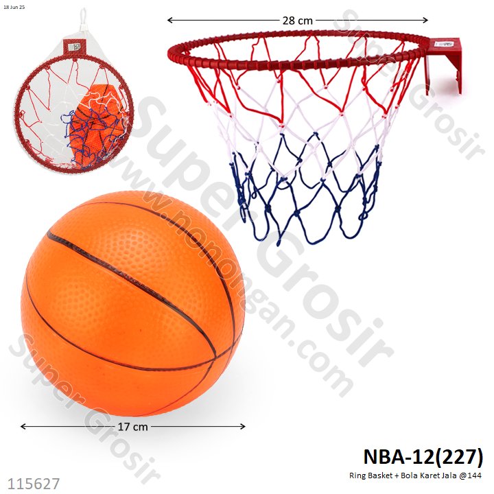 Ring Basket + Bola Karet Jala @144