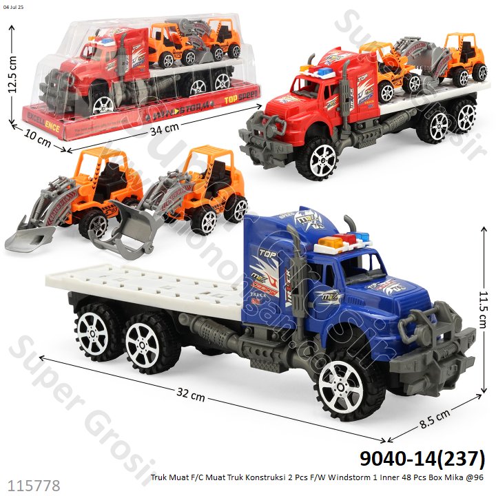 Truk Muat F/C Muat Truk Konstruksi 2 Pcs F/W Windstorm 1 Inner 48 Pcs Box Mika @96