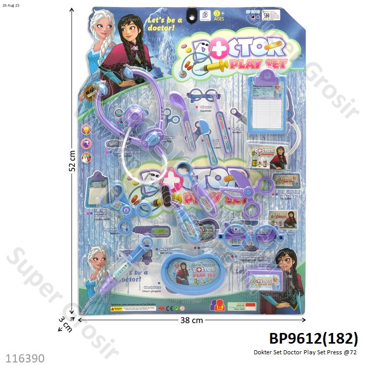 Dokter Set Doctor Play Set Press @72