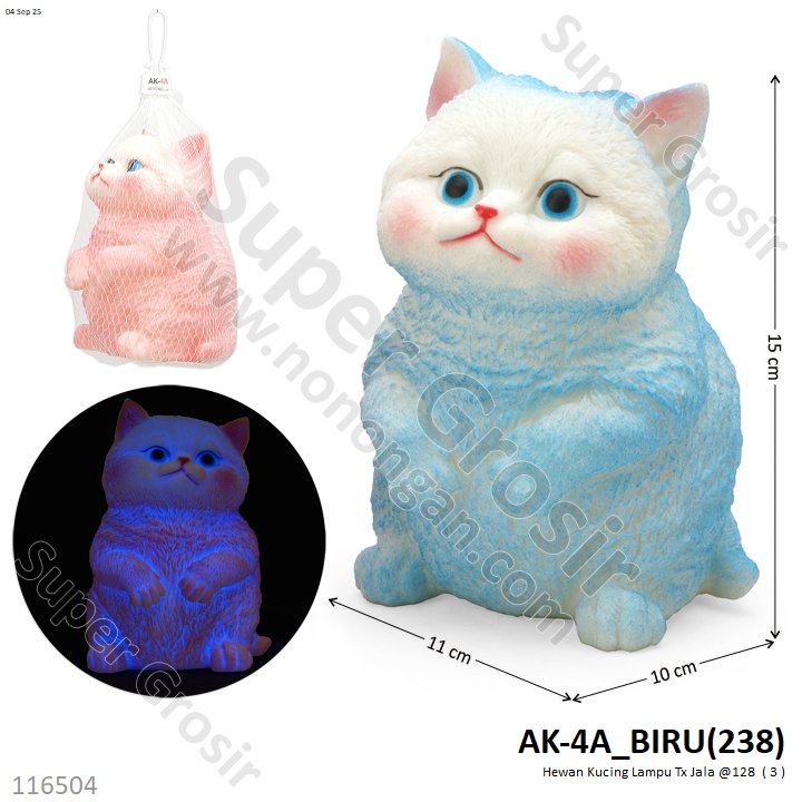 Squeaker Hewan Kucing Lampu Tx Jala @128