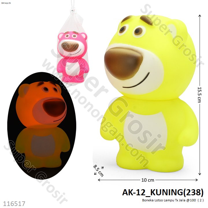 Boneka Lotso Lampu Tx Jala @100