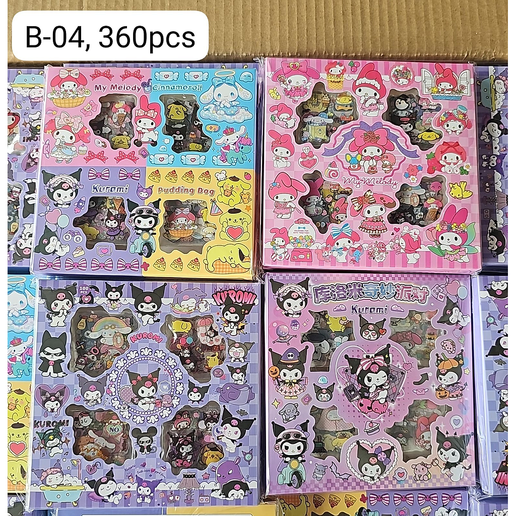 Sticker Momo Karakter Box Window @360