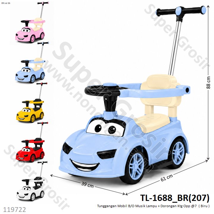 Tunggangan Mobil B/O Musik Lampu + Dorongan Ktg Opp @7