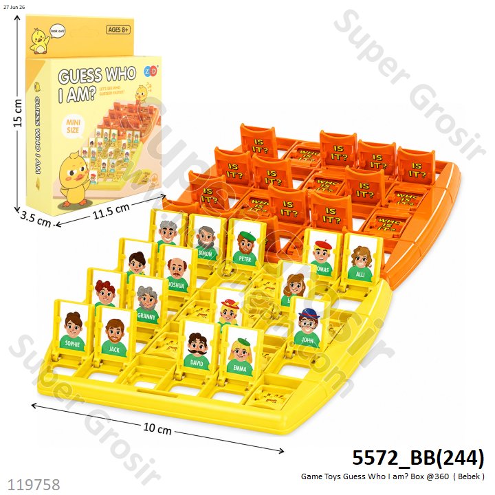 Game Toys Guess Who I am? Box @360