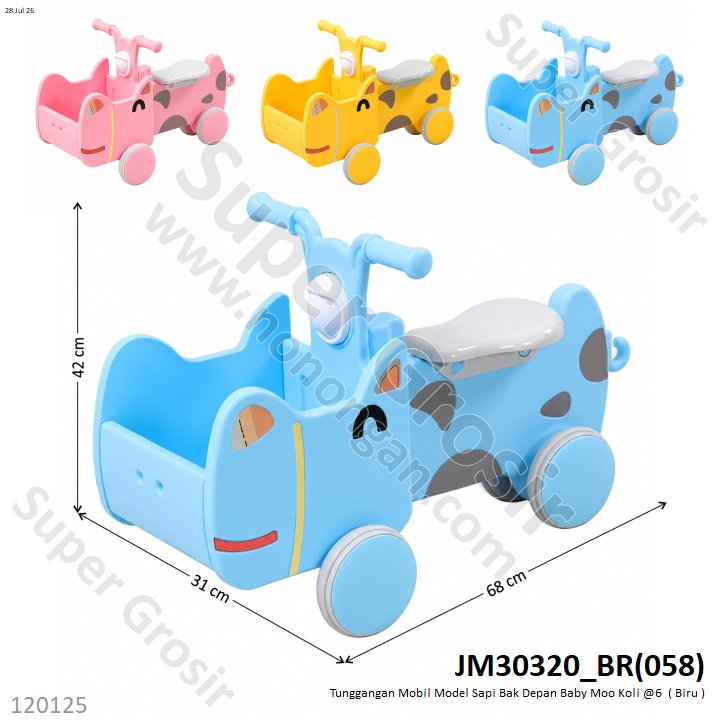 Tunggangan Mobil Model Sapi Bak Depan Baby Moo Koli @6