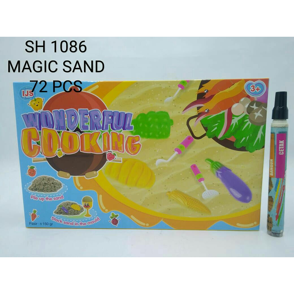 Magic Sand 150 ge Cetakan Interesteing / Cooking Box @72