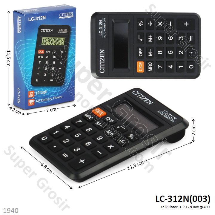 Kalkulator LC-312N Box @400
