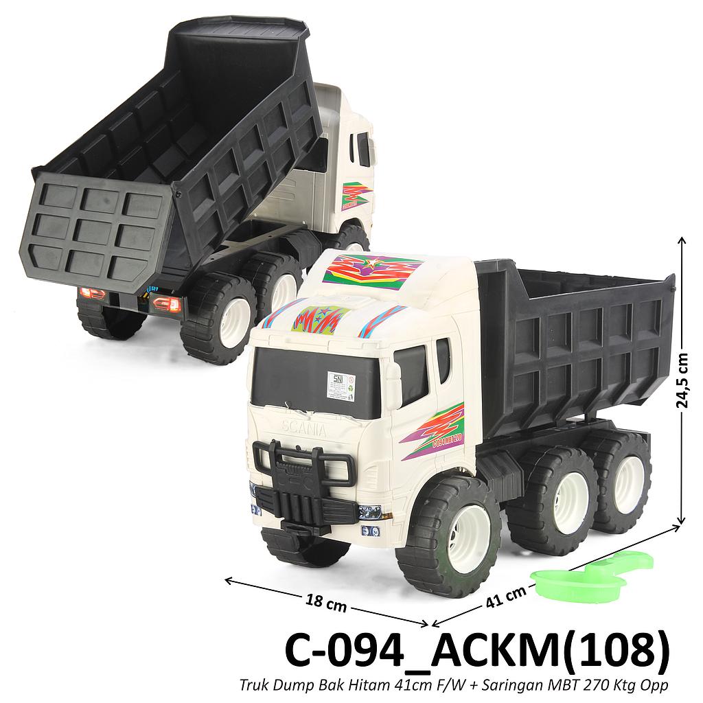 Truk Dump Tronton Bak Hitam + Saringan F/W 41 cm MBT 270 Ktg Opp @12