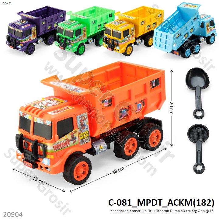 Truk Dump Tronton F/W 40 cm MPDT Ktg Opp @16