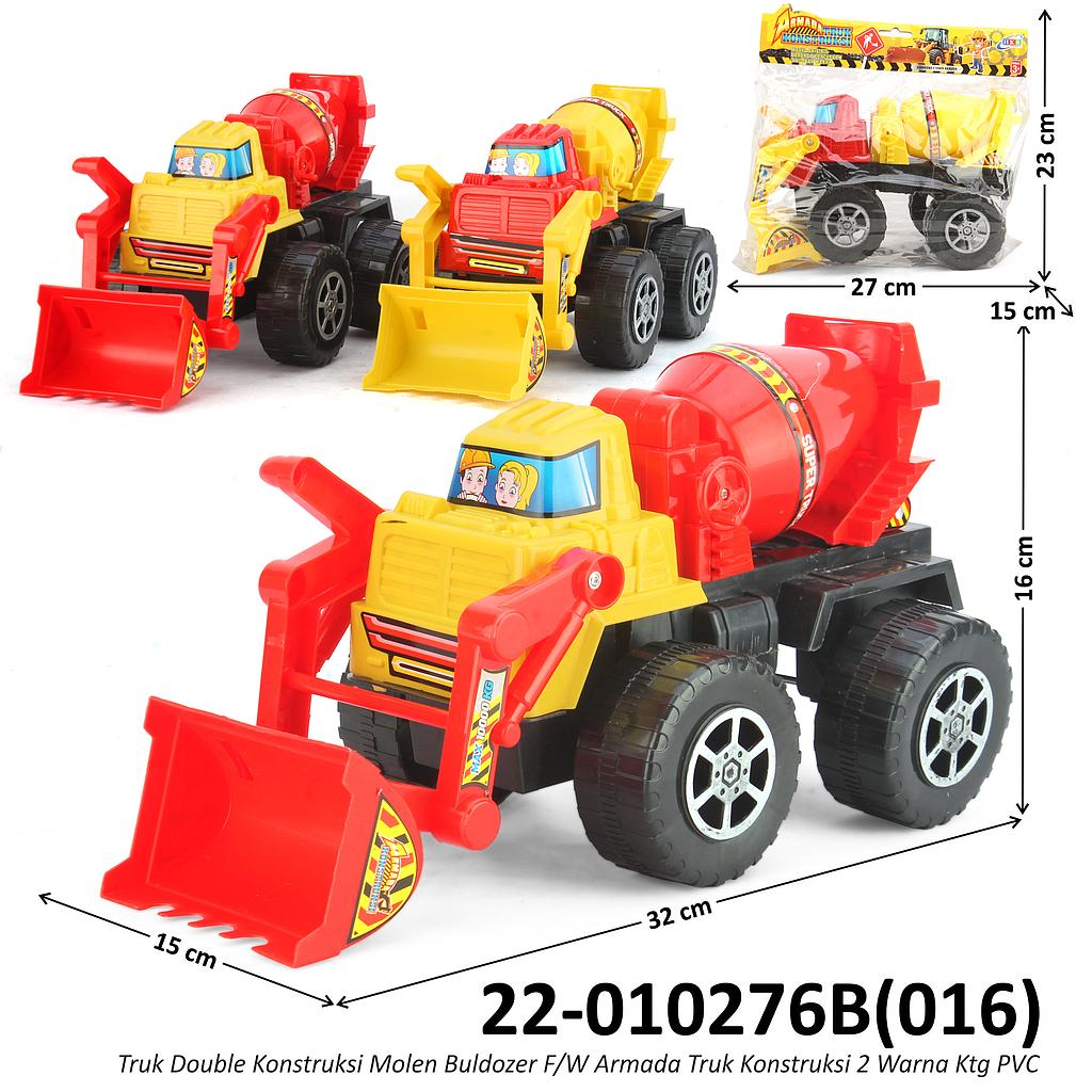 Truk Konstruksi Dobel Molen Bulldozer F/W Armada Truk Konstruksi Ktg PVC @60