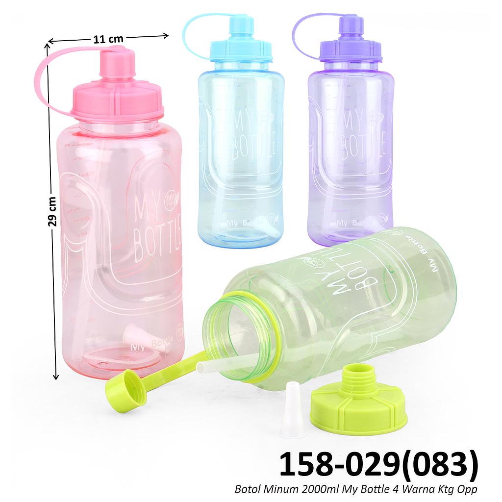 Botol Minum 2000 ml My Bottle 4 Warna Ktg Opp @60 