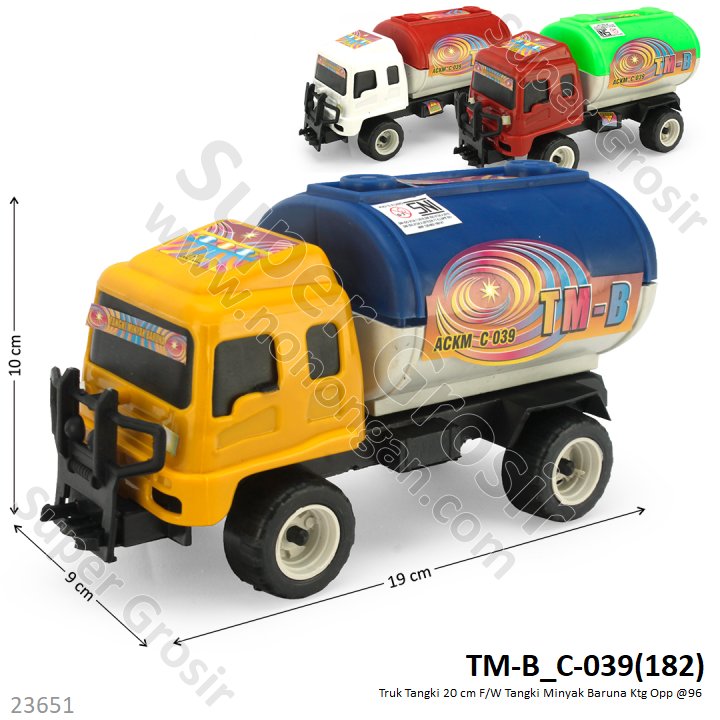 Truk Tangki 20 cm F/W Tangki Minyak Baruna Ktg Opp @96