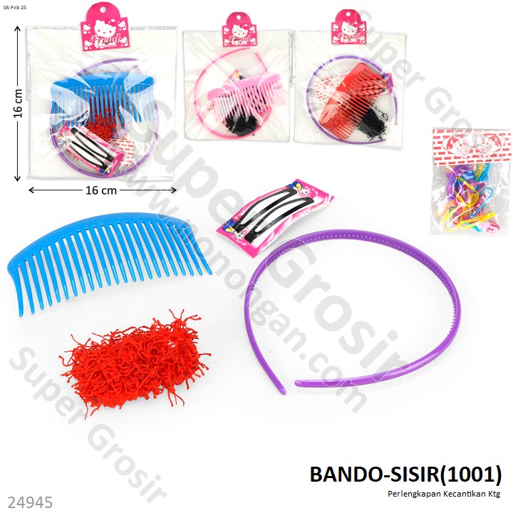 Perlengkapan Kecantikan Bando Sisir dll Trend Ktg Opp