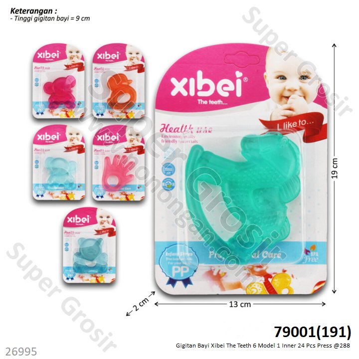 Gigitan Bayi Baby Teether / Xibei 1 Inner 24 Pcs Press @288
