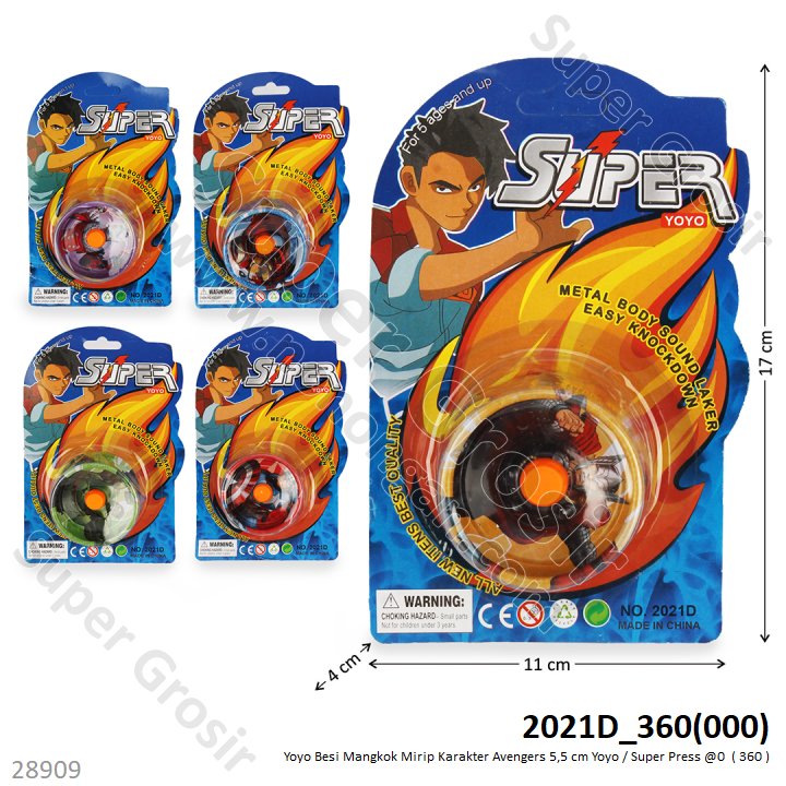 Yoyo Mangkok Besi Super Press @360