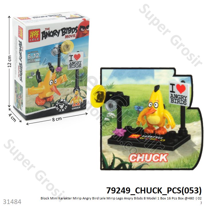 (ONLINE) Mini Block Angry Bird Lele Anqry Bibds Box @1