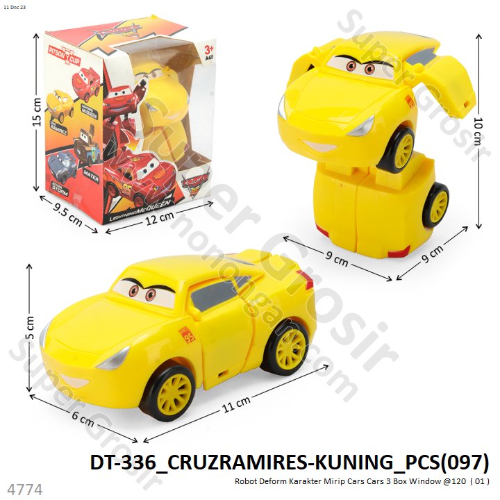 Robot Deform The Cars 5 Karakter Box Window @120