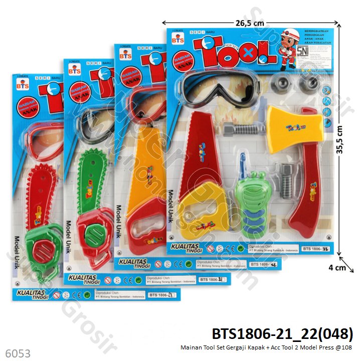 Mainan Tool Set Tool 2 Model Press @108