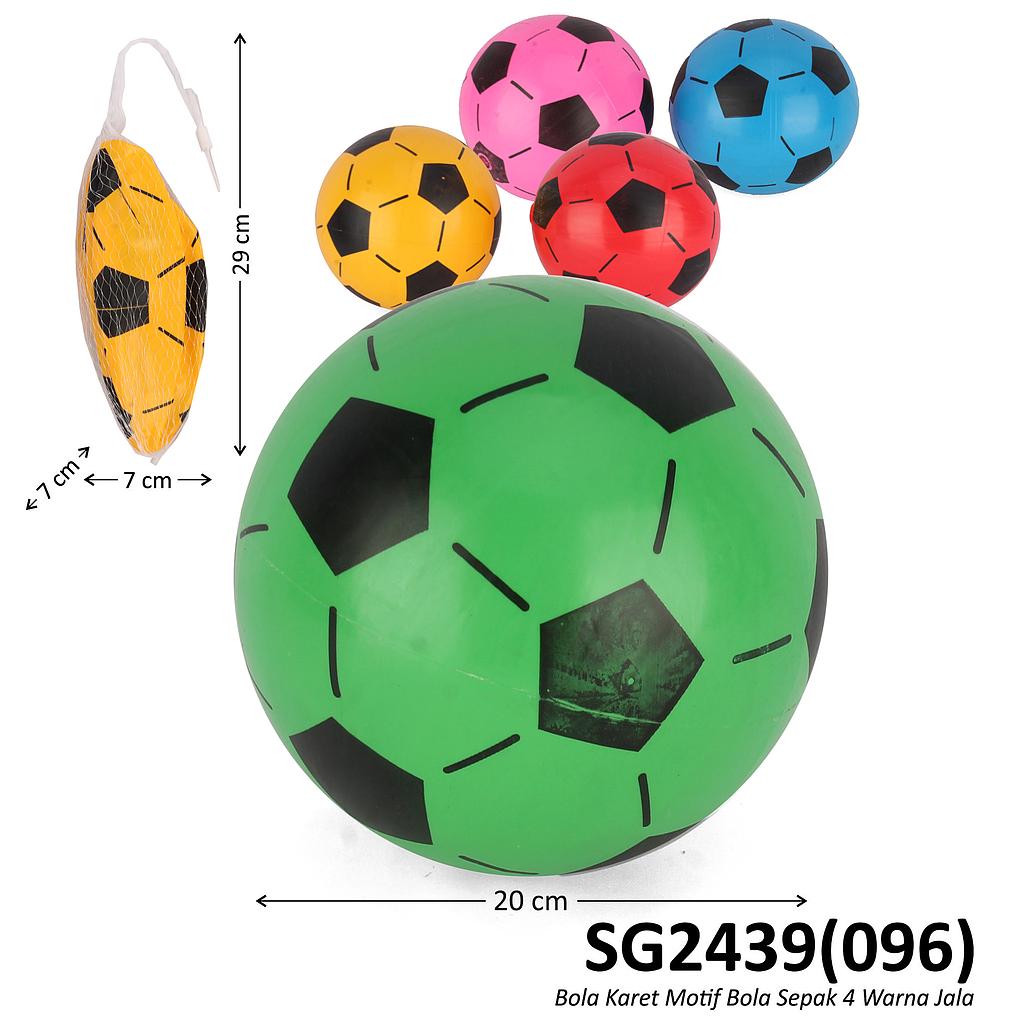 Bola Sepak Karet 20 cm 1 Pack 10 Pcs Jala @500