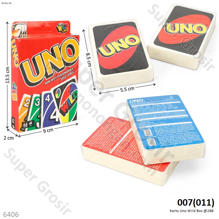 Kartu Uno Box @288