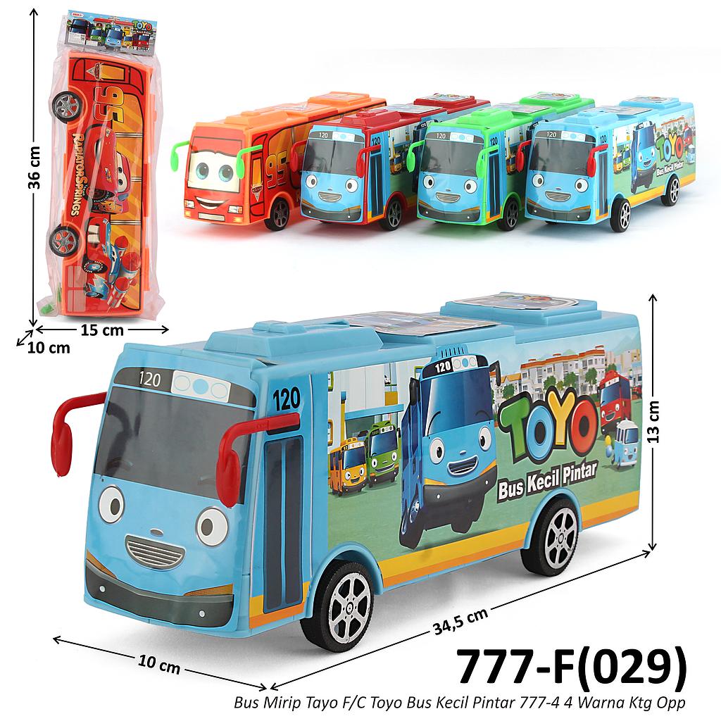 Bus Tayo 35 cm F/C Toyo Bus Kecil Pintar 777-4 / BR-201 Ktg Opp @72