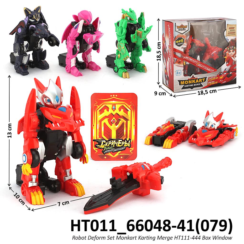 Robot Deform Monkart + Acc Karting Merge HT111-444 4 Model Box Window @96