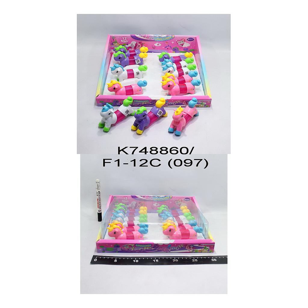 Spring Unicorn Circle Rainbow Unicorn 1 Box 12 Pcs @288