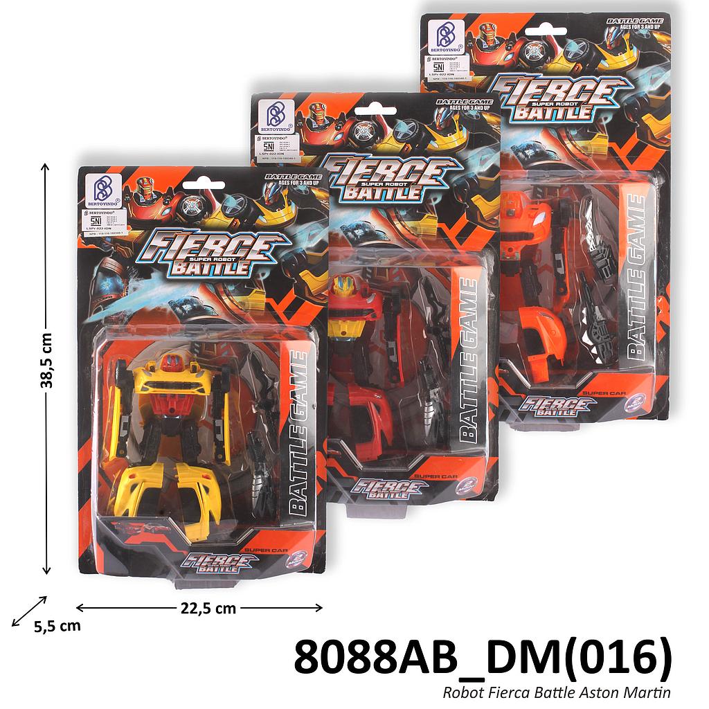 Robot Deform Mobil Aston Martin Fierca Battle Press Mika @72