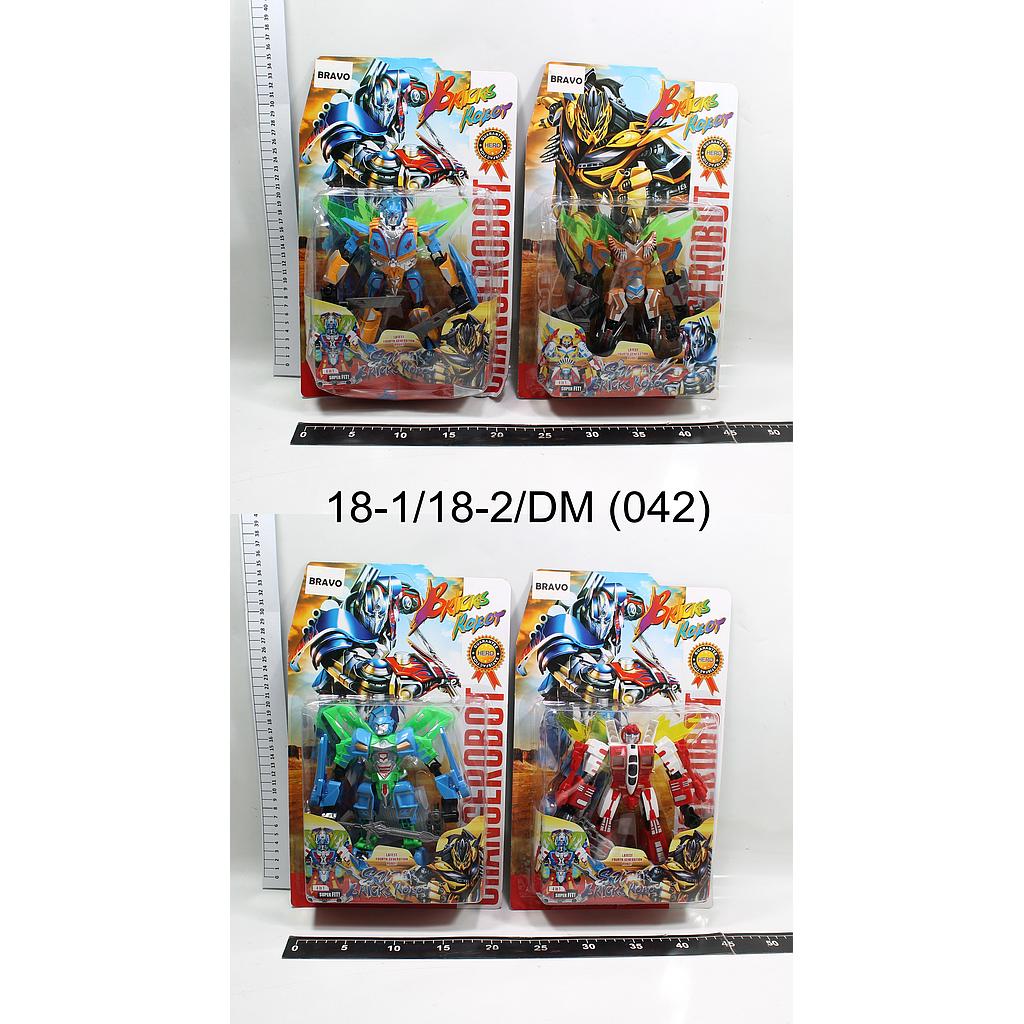 Robot Deform Bricks Robot 1 Set 8 Model Press Mika @72