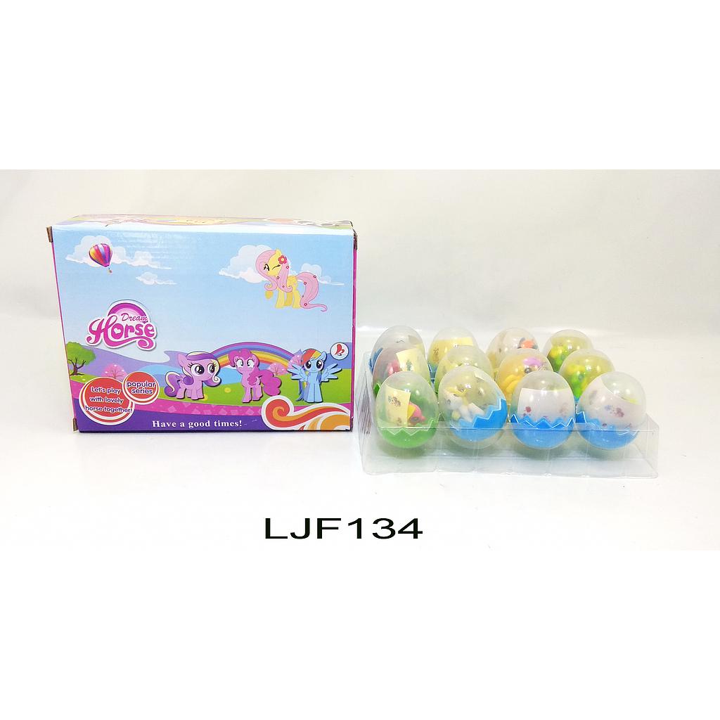 Mainan Telur Gantungan Kunci Kuda Poni 12 Pcs Dream Horse 1 Box 12 Pcs Loose Pack @60