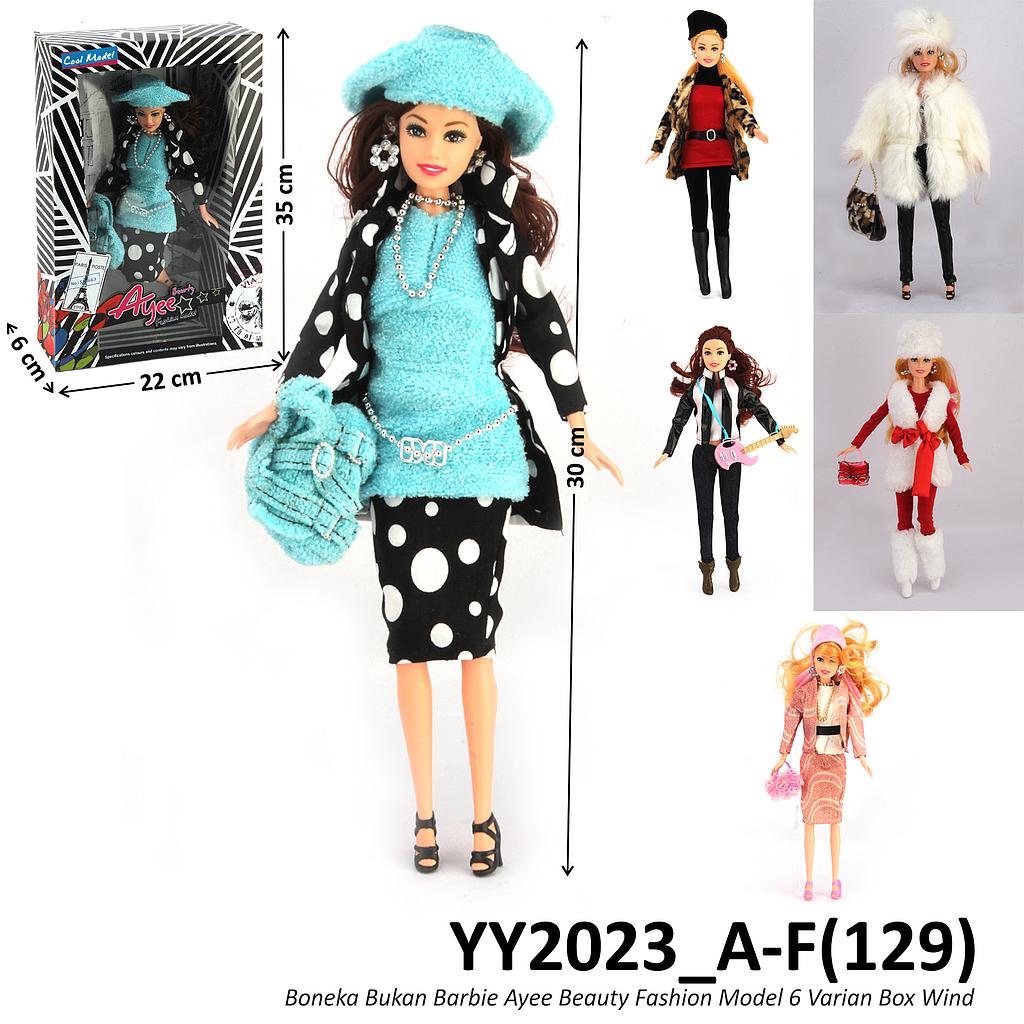 Boneka Barbie Body Padat Ayee Beauty Fashion Model 6 Varian Box Window @70 