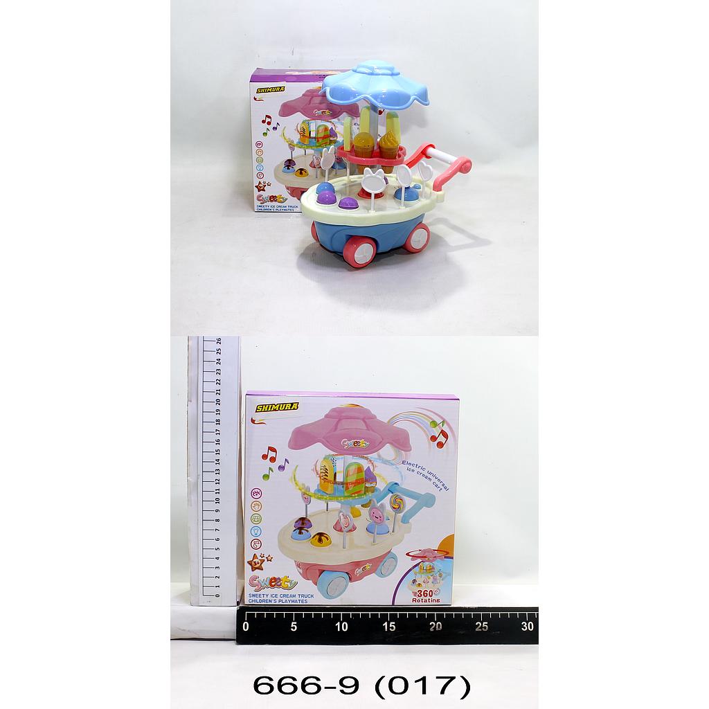 Gerobak Es Krim B/O Ice Cream Sweety Vehicle Box @48 