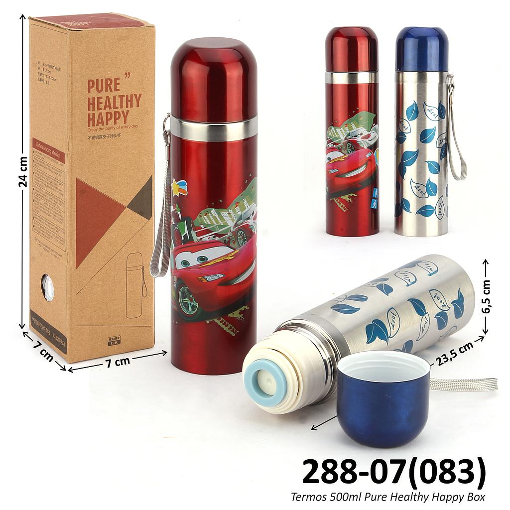 Termos 500 ml Pure Healthy Happy Box @50