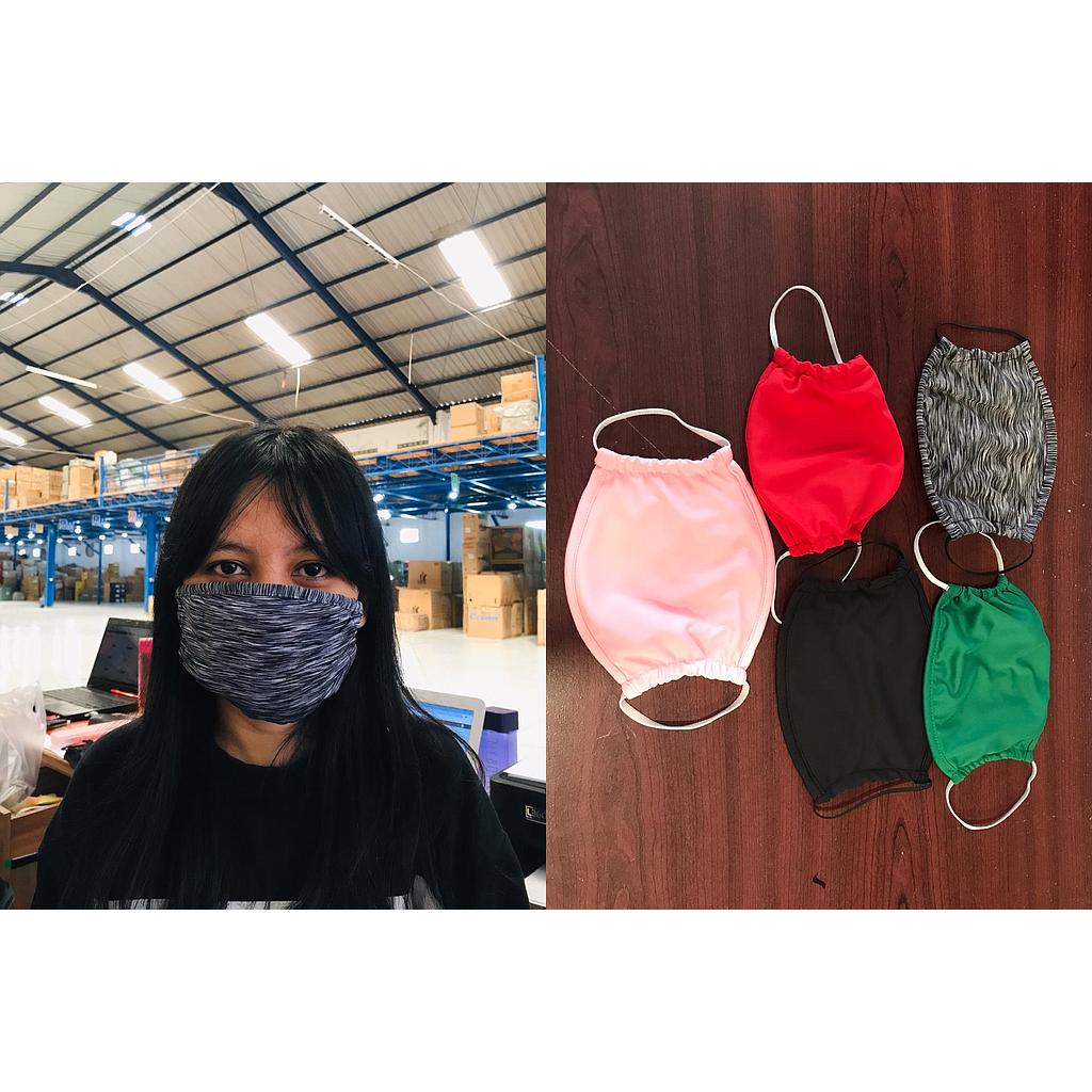 Masker Kain Earloop 2 Lapis Ktg @100