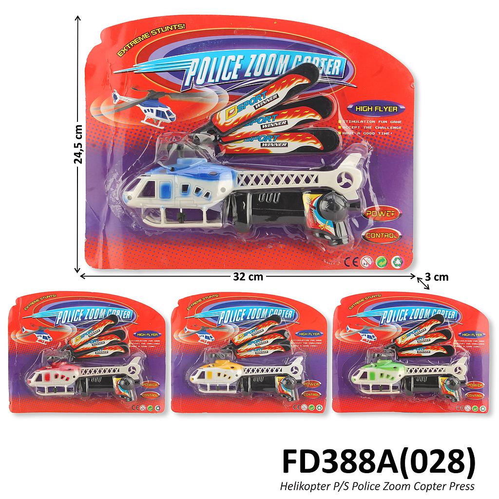Helikopter P/S Police Zoom Copter Press @192